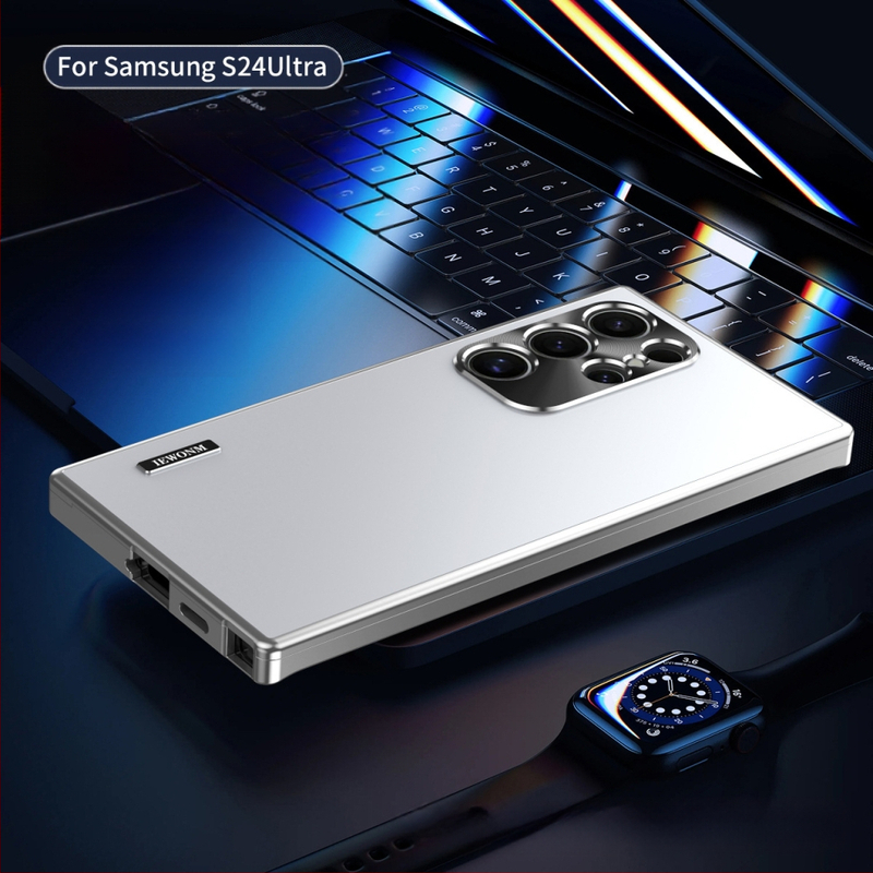 Piiriülene metallist magnetiline atraktsioonimehhanism Samsung S24ultra mobiiltelefoni ümbrisele, uus S24, S23ultra kukkumisvastane kaitseümbris