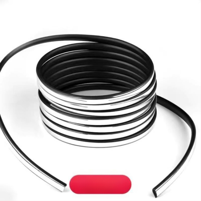 Nauja automobilio durelių apsaugos nuo susidūrimo juosta, galvanizuotos blizgios durų krašto apsaugos nuo įbrėžimų lipni juostelė, dekoratyvinė juostelė, universalus modelis