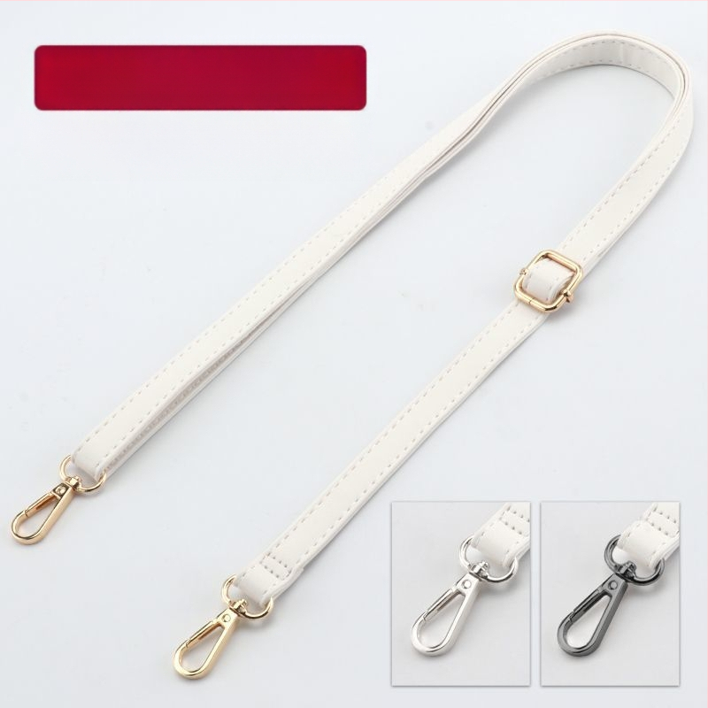 Juodai baltas krepšio dirželis, rankinės dirželis per petį, mažo moteriško krepšio dirželio aksesuarai, minkštas odinis krepšio dirželis, reguliuojamas universalus