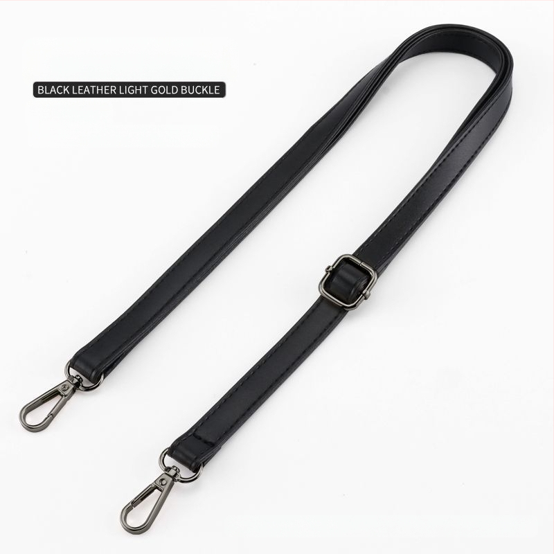 Juodai baltas krepšio dirželis, rankinės dirželis per petį, mažo moteriško krepšio dirželio aksesuarai, minkštas odinis krepšio dirželis, reguliuojamas universalus