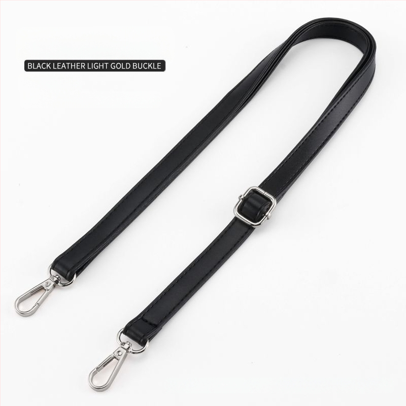 Juodai baltas krepšio dirželis, rankinės dirželis per petį, mažo moteriško krepšio dirželio aksesuarai, minkštas odinis krepšio dirželis, reguliuojamas universalus