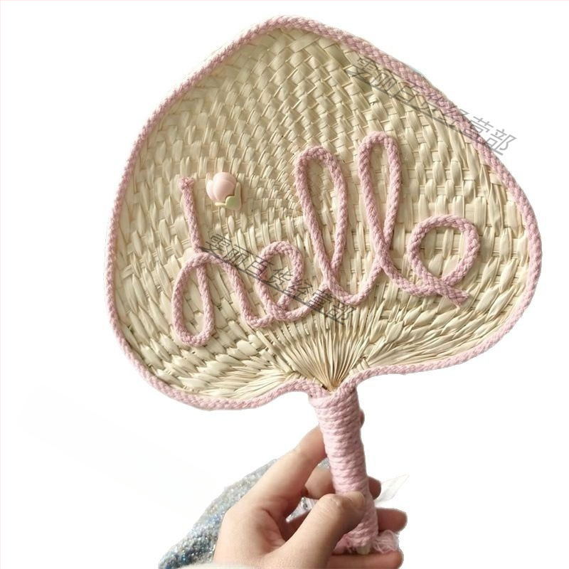 Ръчно изработен сладък вентилатор за момичета и студентки през лятото, популярен в социалните мрежи