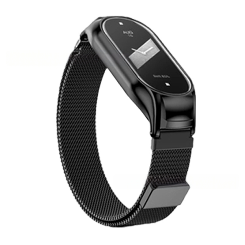 Подходящ за Xiaomi Mi Band 10/9 Xiaomi Mi Band 8 Каишка за часовник Xiaomi Mi Band 567 Метална каишка за гривна Milan Magnetic Attraction