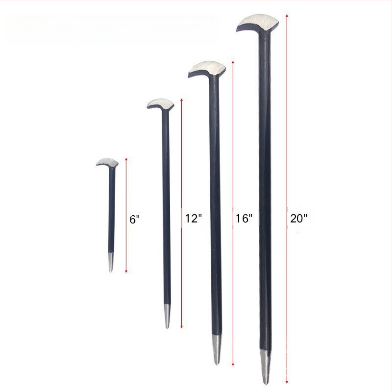 Rūpnīcas tiešās pārdošanas 4 daļu komplekts: apaļstieņu lauznis, naglu noņēmējs, termiski apstrādāts abos galos, 6"12"16"20" EFI lauznis