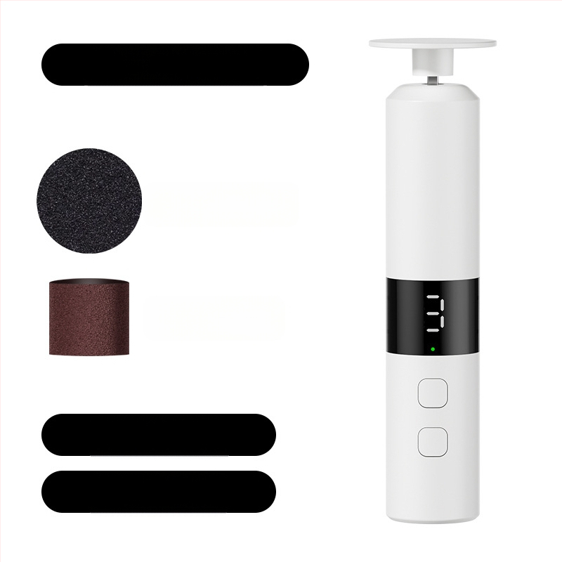 Naujas elektrinis pėdų šlifuoklis, įkraunamas automatinis pėdų šlifuoklis, pėdų šlifuoklis, negyvos odos šalinimo įrankis, dviejų viename nagų šlifuoklis