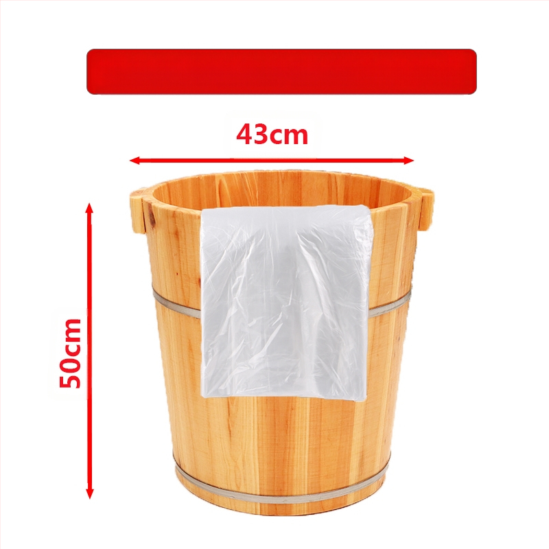 Vrećica za kupku za stopala za jednokratnu upotrebu, vrećica za kupku za stopala, vrećica za kupku za stopala za pedikuru, kućanska plastična folija, zadebljana vrećica za kupku za stopala, drvena vrećica za kantu, neklizajuća