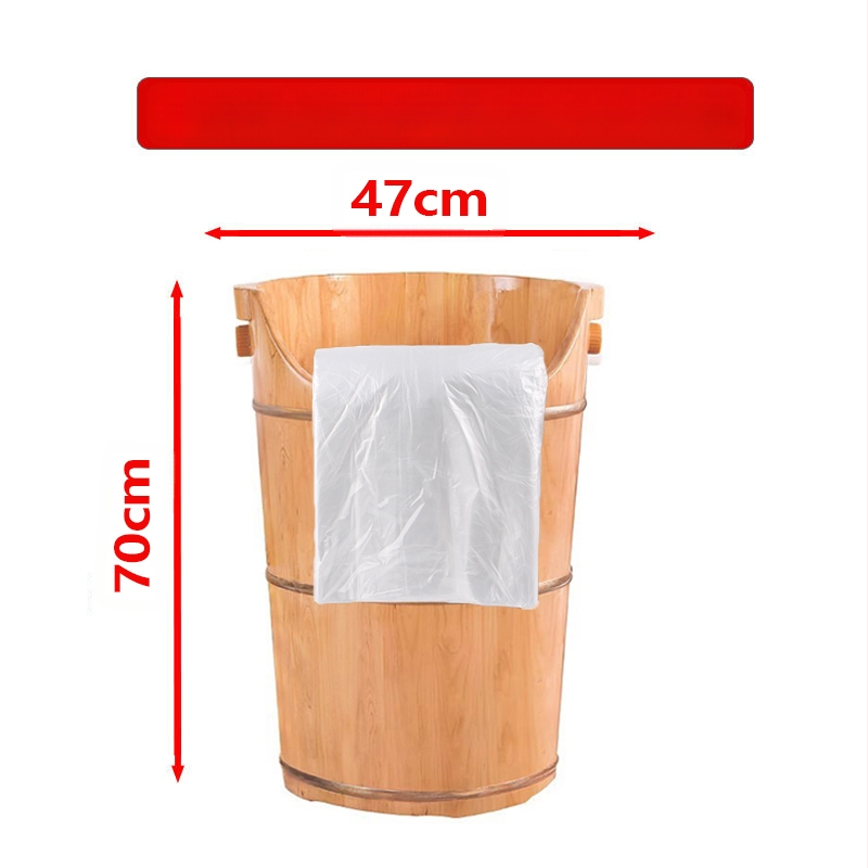 Vrećica za kupku za stopala za jednokratnu upotrebu, vrećica za kupku za stopala, vrećica za kupku za stopala za pedikuru, kućanska plastična folija, zadebljana vrećica za kupku za stopala, drvena vrećica za kantu, neklizajuća