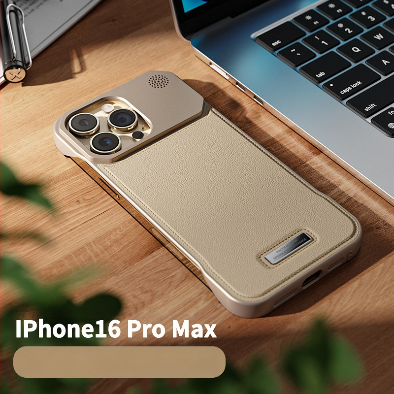 Piemērots Iphone16Promax mobilā tālruņa maciņam aromterapijas ādu, neredzams, magnētisks piesūceknis, Apple 17/15 bezmalu aizsargs pret kritieniem