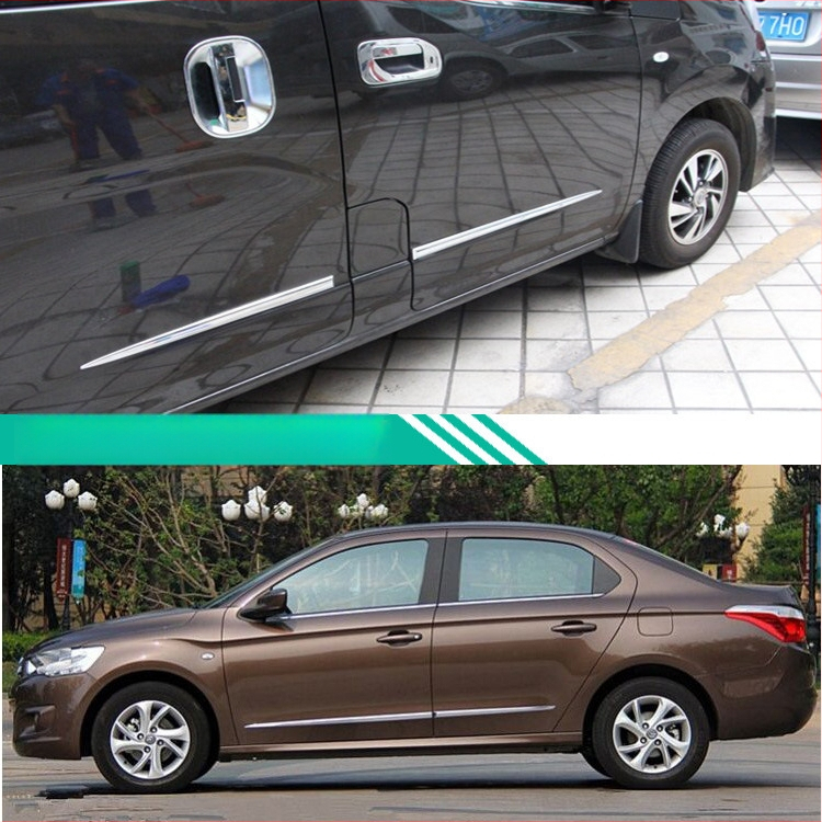 Automobilio durelių galvanizuotos chromuotos dekoratyvinės juostelės lipdukai modifikuoti kėbulo šoniniai slenksčiai apsaugai nuo įbrėžimų anglies pluošto juostelės lipdukai