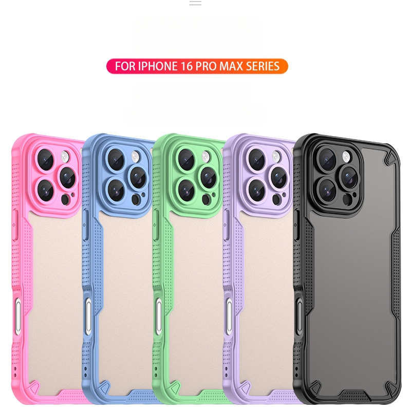 За Apple iPhone 16PM Калъф за телефон Apple 16Pro Max - водоустойчив, матиран калъф за телефон с всичко необходимо