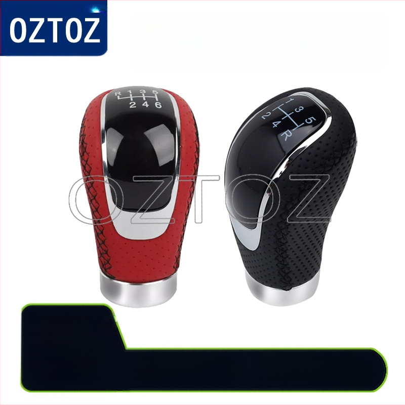 Auto käigukang käigukang manuaalkäigukast universaalne modifikatsioon must nahk 5-käiguline 6-käiguline ristkäiguline käiguvahetuskuul