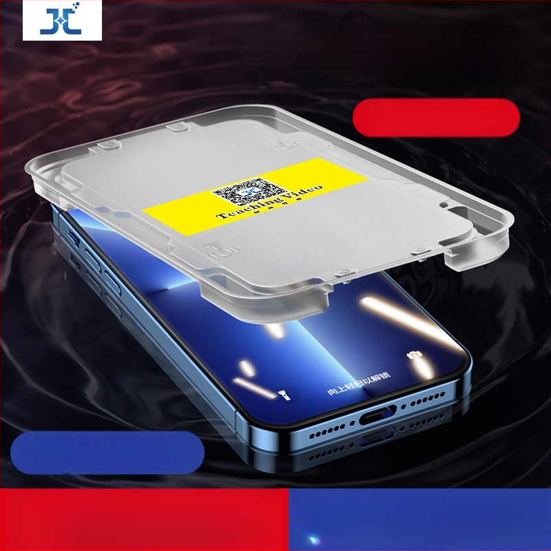 Apple 16 секунди стикери за закалено фолио за iPhone 15, анти-пип фолио, фолио за мобилен телефон, 13 скоростни стикери, 14+ фолио, артефакт