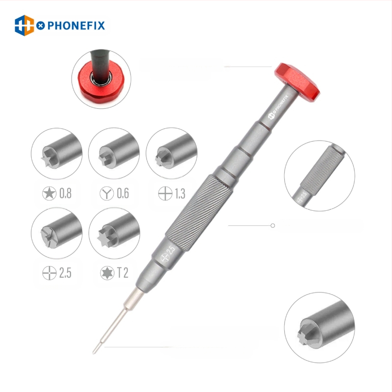 Mobiliojo telefono remonto atsuktuvas „Phillips“ partija, 3D sriegio rankena, magnetinis antgalis, „Apple“ išardymo įrankis, komplektas