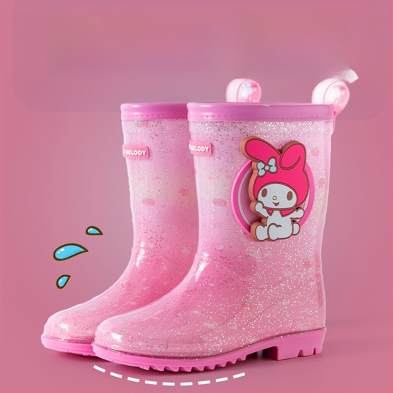 Sanrio vihmajalatsid naiste tarretisega laste Kulomi armsad Meruti lasteaia kooli libisemiskindlad veekindlad vihmasaapad