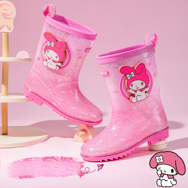 Sanrio vihmajalatsid naiste tarretisega laste Kulomi armsad Meruti lasteaia kooli libisemiskindlad veekindlad vihmasaapad
