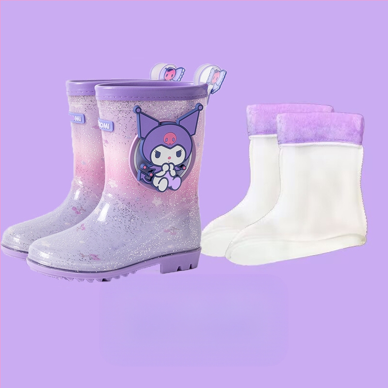 Sanrio vihmajalatsid naiste tarretisega laste Kulomi armsad Meruti lasteaia kooli libisemiskindlad veekindlad vihmasaapad