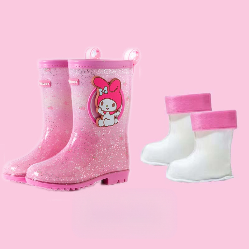 Sanrio vihmajalatsid naiste tarretisega laste Kulomi armsad Meruti lasteaia kooli libisemiskindlad veekindlad vihmasaapad