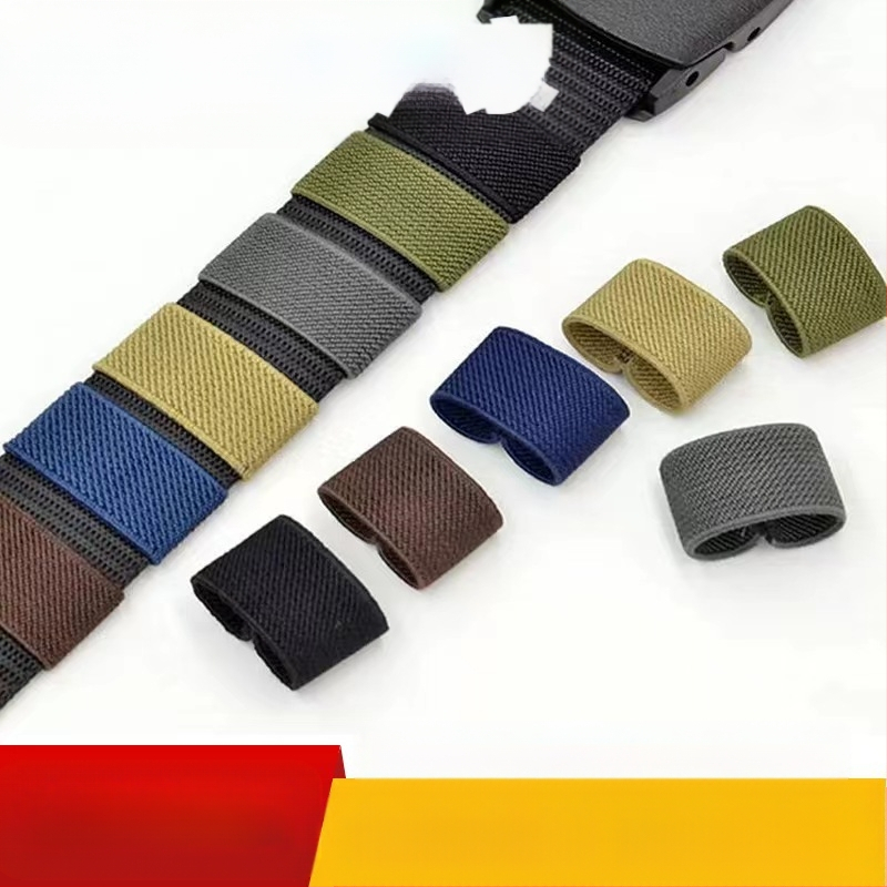 Nailoninis diržas, juodas aksesuaras, uodegos segtukas, fiksuotas žiedas, elastinga, elastinė juosta, sagtis, drobinis diržo žiedas, mažas apskritimas