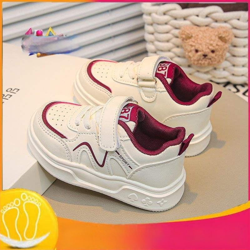 Mergaičių sportbačiai, vaikiški kūdikių bateliai, pavasariniai ir rudens minkšto padu neslystantys vaikiški sportbačiai, nauji berniukiški bateliai