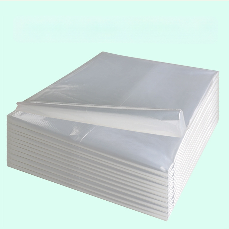 Eldobható bölcs kendő hajfestéshez és daueroláshoz fodrászat szépségszalon kendő vastagított vízálló műanyag sál 100