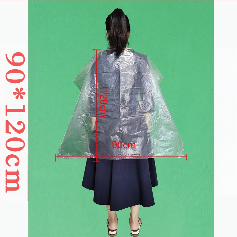 Eldobható bölcs kendő hajfestéshez és daueroláshoz fodrászat szépségszalon kendő vastagított vízálló műanyag sál 100