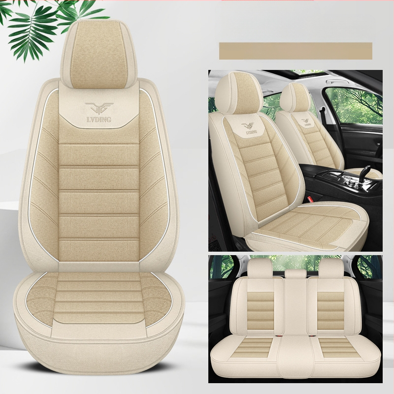 Nauja automobilio sėdynės pagalvėlė, keturių sezonų universali animacinių filmukų, apsupta lininio audinio sėdynės užvalkalo šaltinio gamykla, užsienio prekyba, didmeninė prekyba