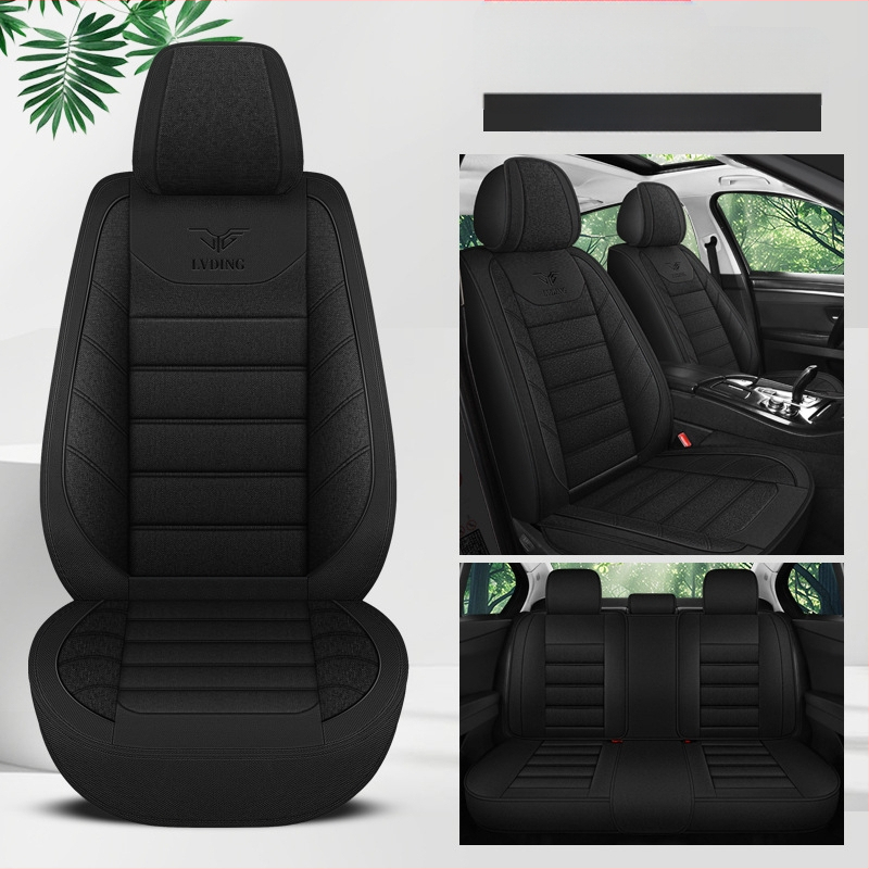 Nauja automobilio sėdynės pagalvėlė, keturių sezonų universali animacinių filmukų, apsupta lininio audinio sėdynės užvalkalo šaltinio gamykla, užsienio prekyba, didmeninė prekyba