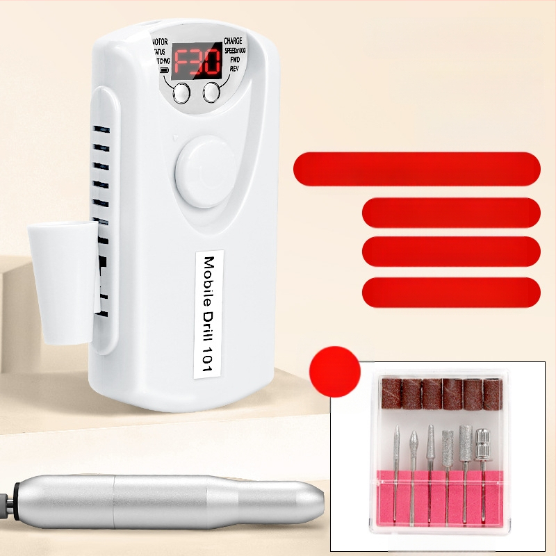 Nagų šlifuoklis nedega, įkraunamas nagų šalinimo įrankis, profesionalus nagų šalinimo šlifavimo antgalis, nešiojamas elektrinis nagų šlifuoklis