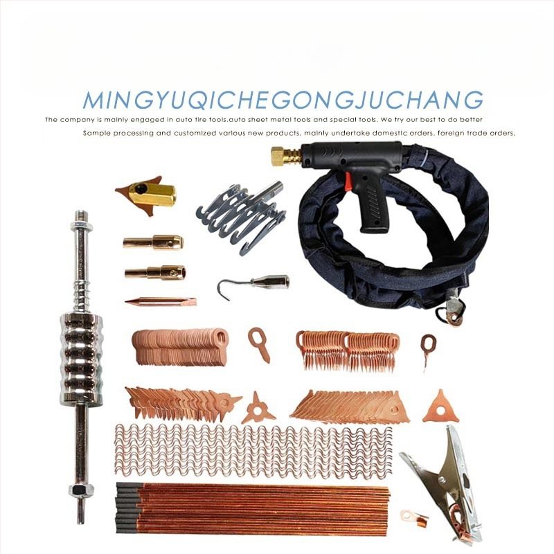 Veleprodaja pribora za strojeve za popravak lima, vučni čekić, set strojeva za oblikovanje trokuta, alat s više kandži za povlačenje i kuka