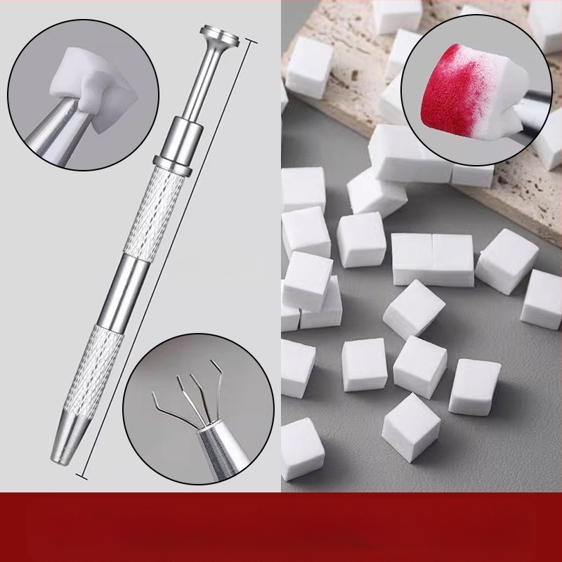 Nagų dailės medvilnės nagų salono įrankiai Nauji profesionalūs gradiento nagų dailės purškimo įrankiai Gradiento pieštukas Pat Pat