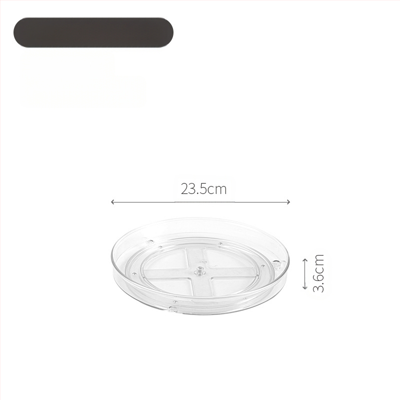 „Delun“ laikymo lentynėlė, permatoma kosmetika, besisukanti laikymo lentynėlė, vonios kambario tualetinis staliukas, stalinis kvepalai, odos priežiūros priemonės