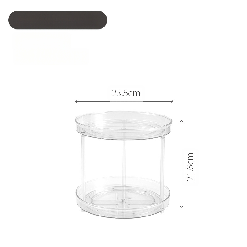 „Delun“ laikymo lentynėlė, permatoma kosmetika, besisukanti laikymo lentynėlė, vonios kambario tualetinis staliukas, stalinis kvepalai, odos priežiūros priemonės