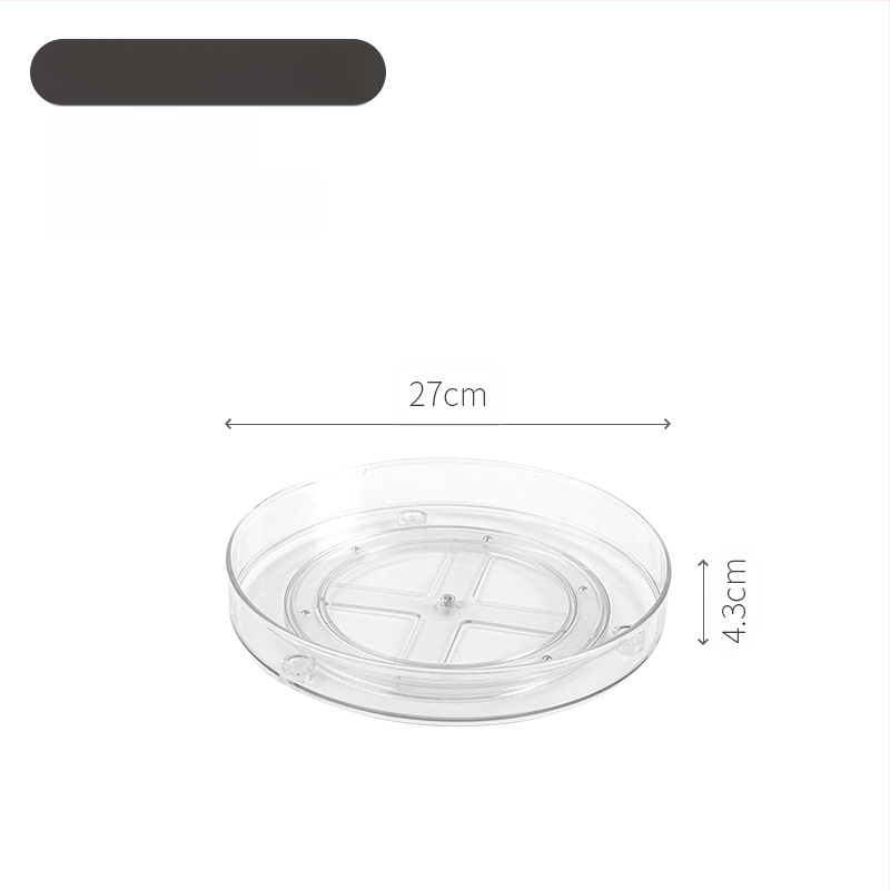 „Delun“ laikymo lentynėlė, permatoma kosmetika, besisukanti laikymo lentynėlė, vonios kambario tualetinis staliukas, stalinis kvepalai, odos priežiūros priemonės