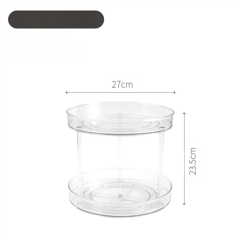 „Delun“ laikymo lentynėlė, permatoma kosmetika, besisukanti laikymo lentynėlė, vonios kambario tualetinis staliukas, stalinis kvepalai, odos priežiūros priemonės