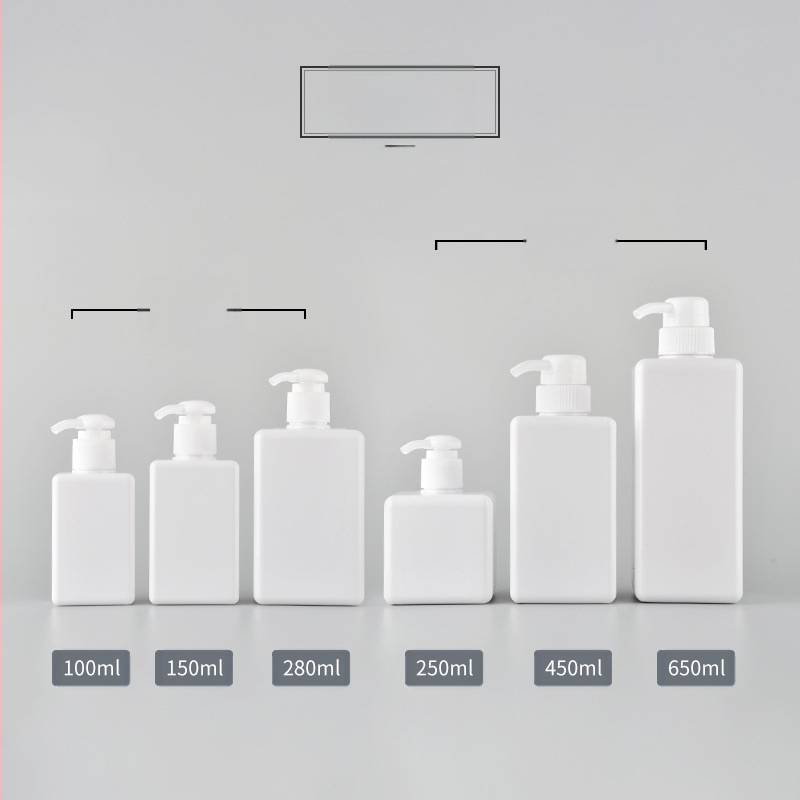 petg 100ml250 kvadratinių losjono buteliukų odos priežiūros priemonių dušo želės buteliukų šampūno losjono buteliukų kelioninių sub-išpilstymo buteliukų