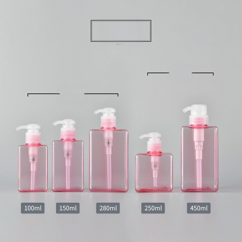 petg 100ml250 kvadratinių losjono buteliukų odos priežiūros priemonių dušo želės buteliukų šampūno losjono buteliukų kelioninių sub-išpilstymo buteliukų