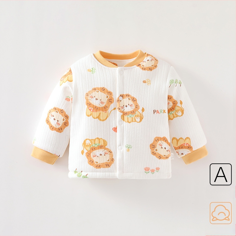 Vastsündinud beebi riided sügis-talv puuvillane soe pluus vastsündinu puuvillane kevad- ja sügismantel sügisriided