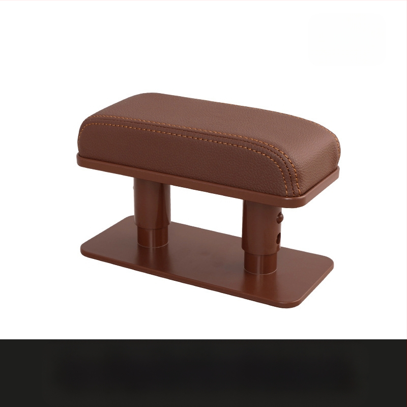 Tiesiogiai iš gamyklos tiekiamas automobilio porankio pagalvėlė kairiajai alkūnei, universali odinė pakėlimo pagalvėlė centriniam porankiui, dėžutės formos porankis, kryžminis