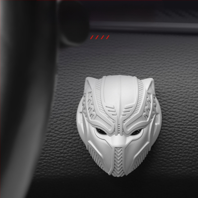 Panther auto ühe nupuga käivituskaitse dekoratiivkleebised salongi dekoratiivkleebised universaalne süüterõngas auto sisustusaksessuaarid