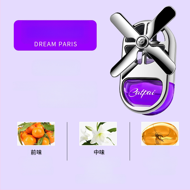 Autoparfüüm Kliimaseadme õhuväljund Ventilaator Autokaunistused Kaunistused Auto aroomiteraapia Elegantne õhuväljund Püsiv kerge lõhn