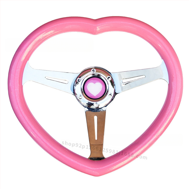 Automobilio modifikuotas širdies formos vairas JDM modifikuoto stiliaus universalus lenktyninis asmeninis vairas populiarus populiarus modelis