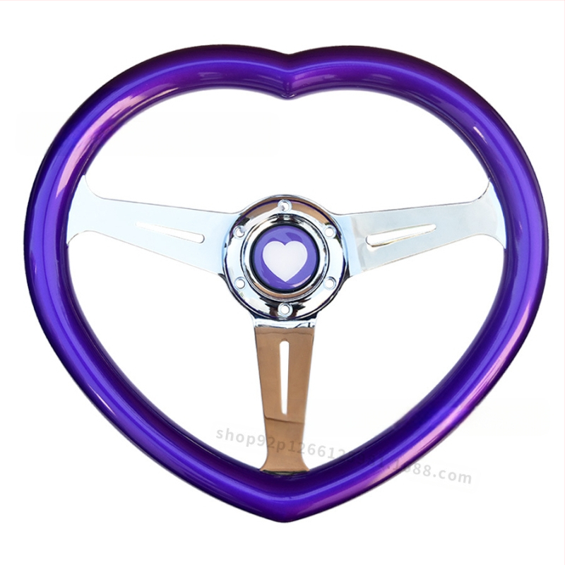 Automobilio modifikuotas širdies formos vairas JDM modifikuoto stiliaus universalus lenktyninis asmeninis vairas populiarus populiarus modelis