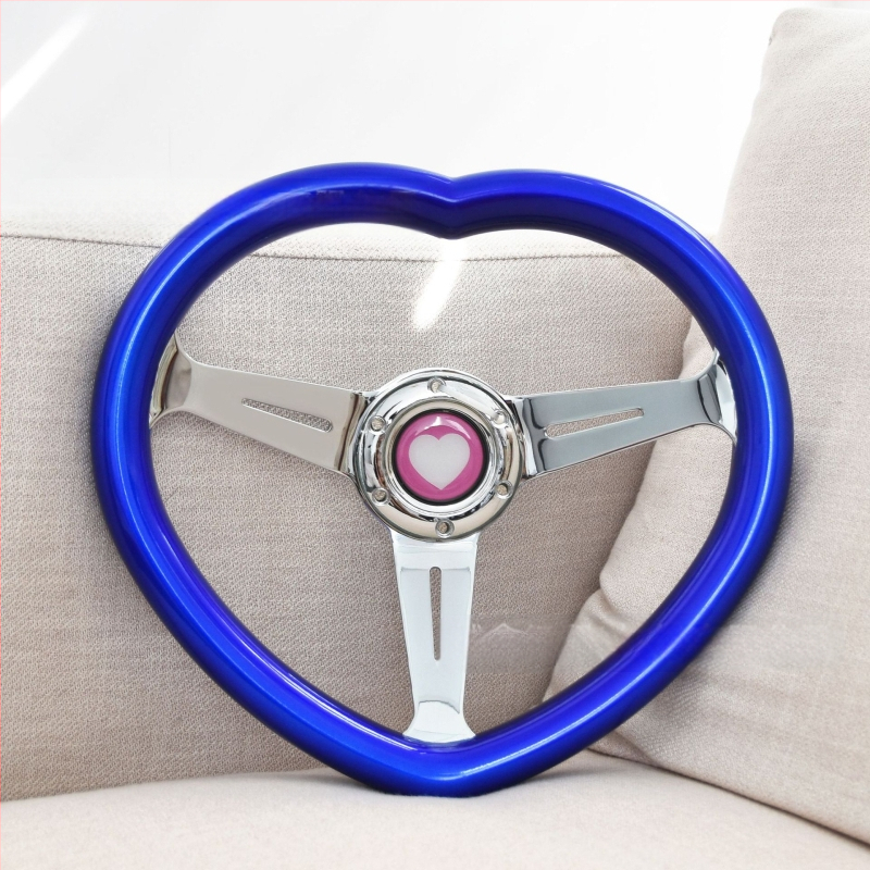 Automobilio modifikuotas širdies formos vairas JDM modifikuoto stiliaus universalus lenktyninis asmeninis vairas populiarus populiarus modelis