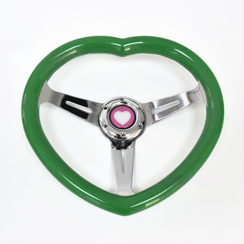 Automobilio modifikuotas širdies formos vairas JDM modifikuoto stiliaus universalus lenktyninis asmeninis vairas populiarus populiarus modelis