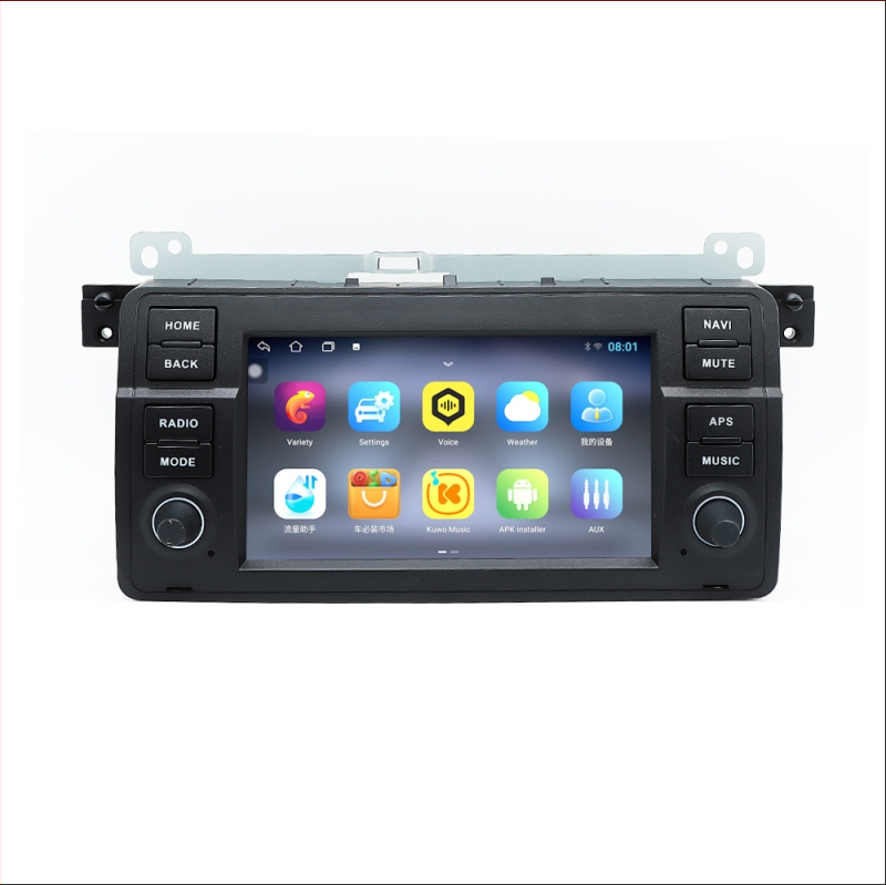 Tehase otsemüügiga auto Android Navigator raadio Bluetooth DVD tagurdamine kõik-ühes seade sobib BMW E46-le