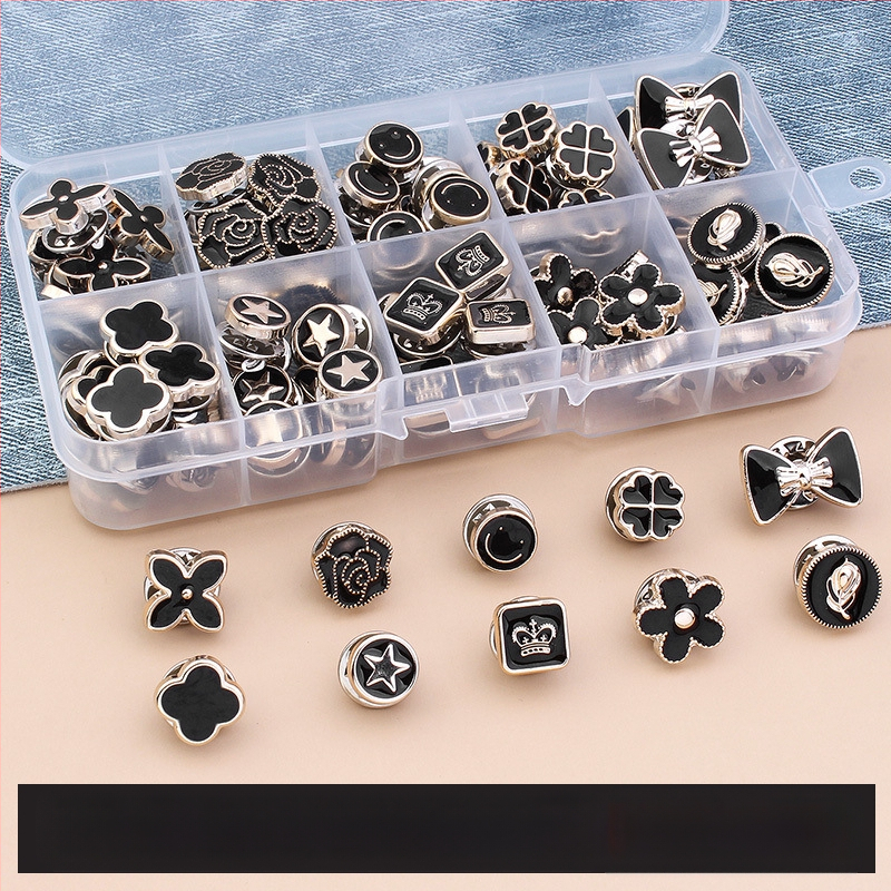 Nööbiga naiste särk, pimestamisvastane nööp, õmblusteta kardigan, nähtamatu naiste nööp, peidetud nööp, fikseeritud trukk-nööp, pärlmutter-dekoratiivnööp