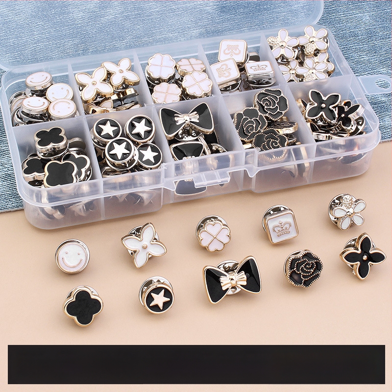 Nööbiga naiste särk, pimestamisvastane nööp, õmblusteta kardigan, nähtamatu naiste nööp, peidetud nööp, fikseeritud trukk-nööp, pärlmutter-dekoratiivnööp