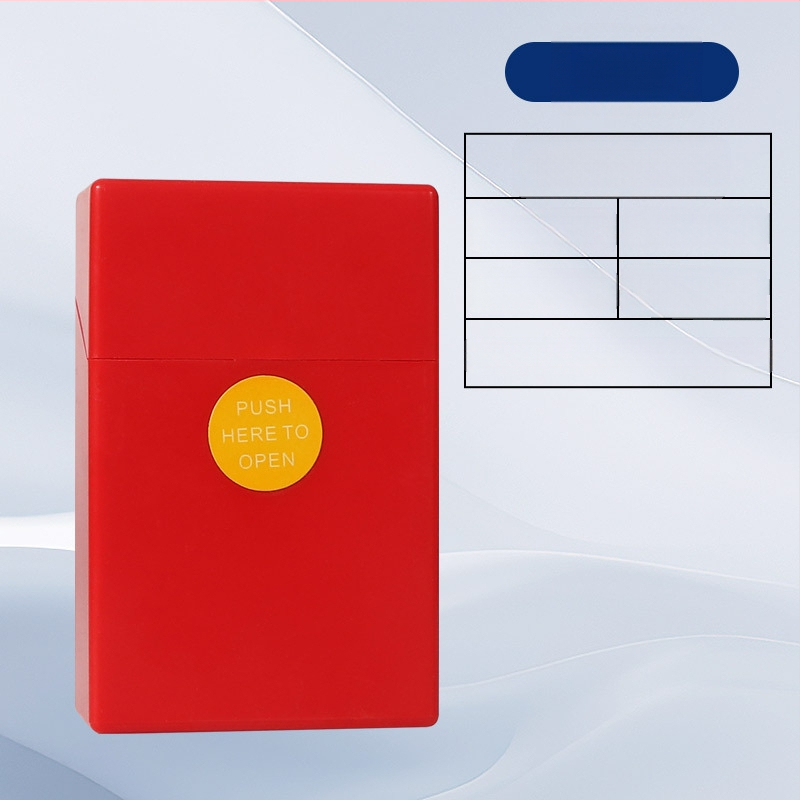 Kuuma värvi ABS-plastikust jämedate spetsiaalsete klappidega sigaretiümbris paksendatud kompressioonveekindel higikindel sigaretiümbris otsemüük