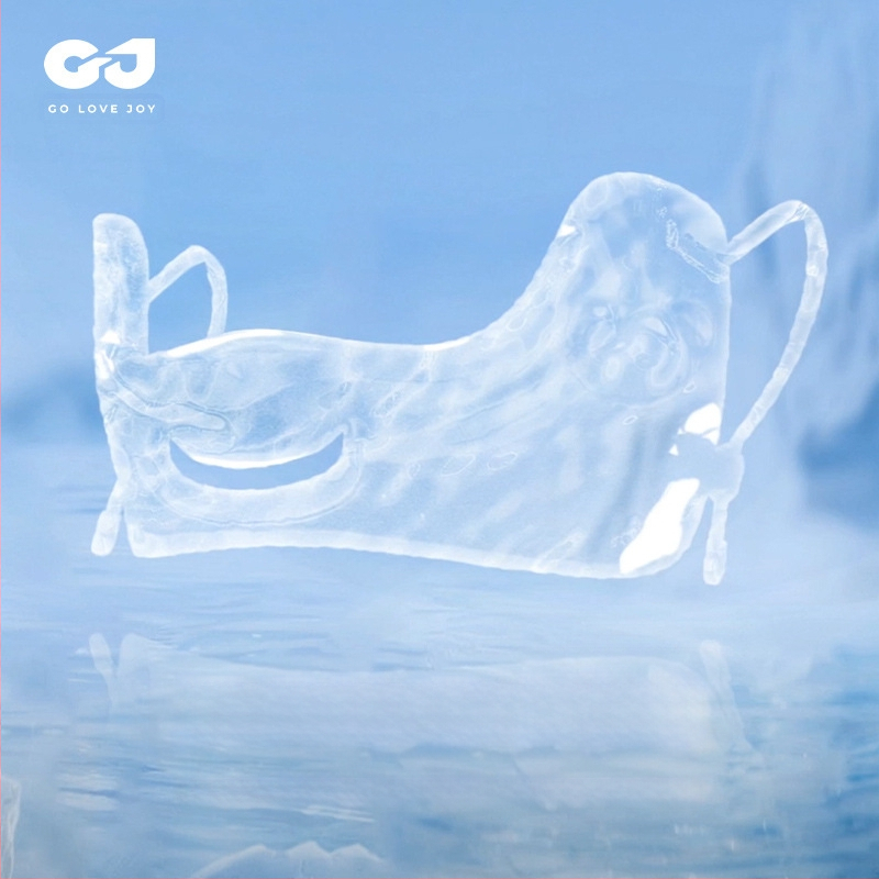 Suvine õhuke hingav jääsiidist mask õues kasutamiseks mõeldud ultraviolettkiirgusevastane kolmemõõtmeline silmanurga päikesekaitsekreem