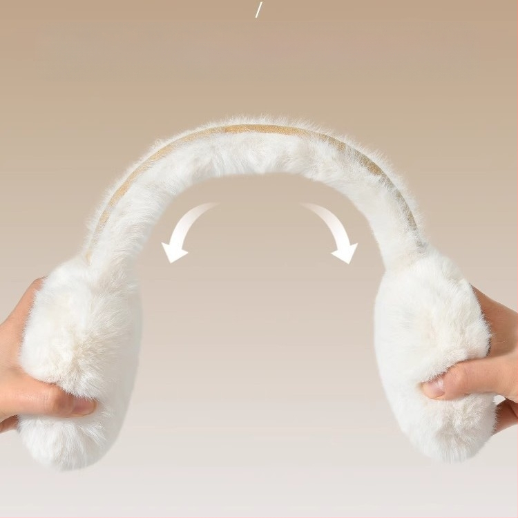 Sügisesed ja talvised plüüsist kõrvaklapid naistele, plüüsist kõrvaklapid, seemisnahast kõrvasoojendajad, tuulekindlad kõrvakaitsed, kõrvapadjad, külmakindlad ja soojad kõrvaklapid